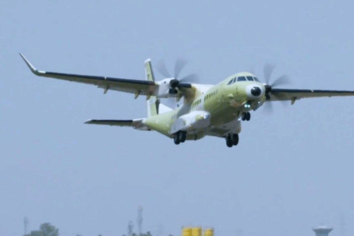 First India-Built Tata-Airbus C-295 Takes To The S