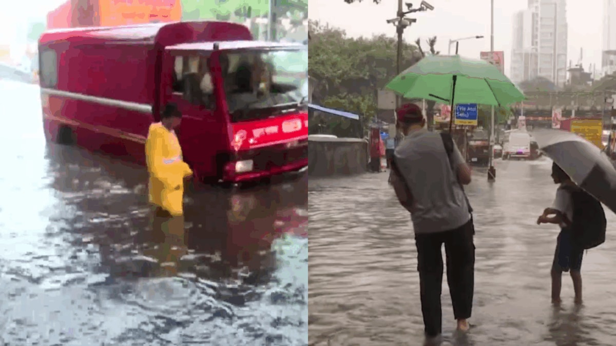 Mumbai Waterlogged After Heavy Rainfall; Traffic Hit, Andheri Underpass Shut | Watch