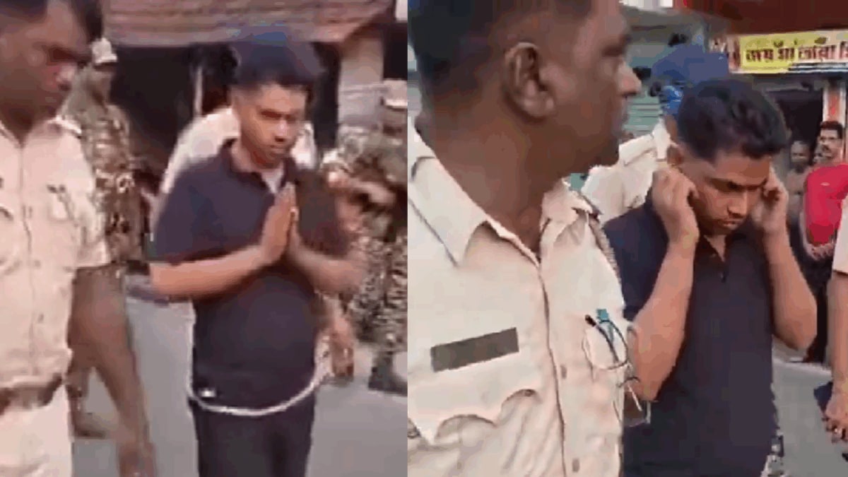 Falta’s ‘Pushpa’ Jahangir Khan Paraded Barefoot By Police; Folds Hands, Holds Ears | Watch