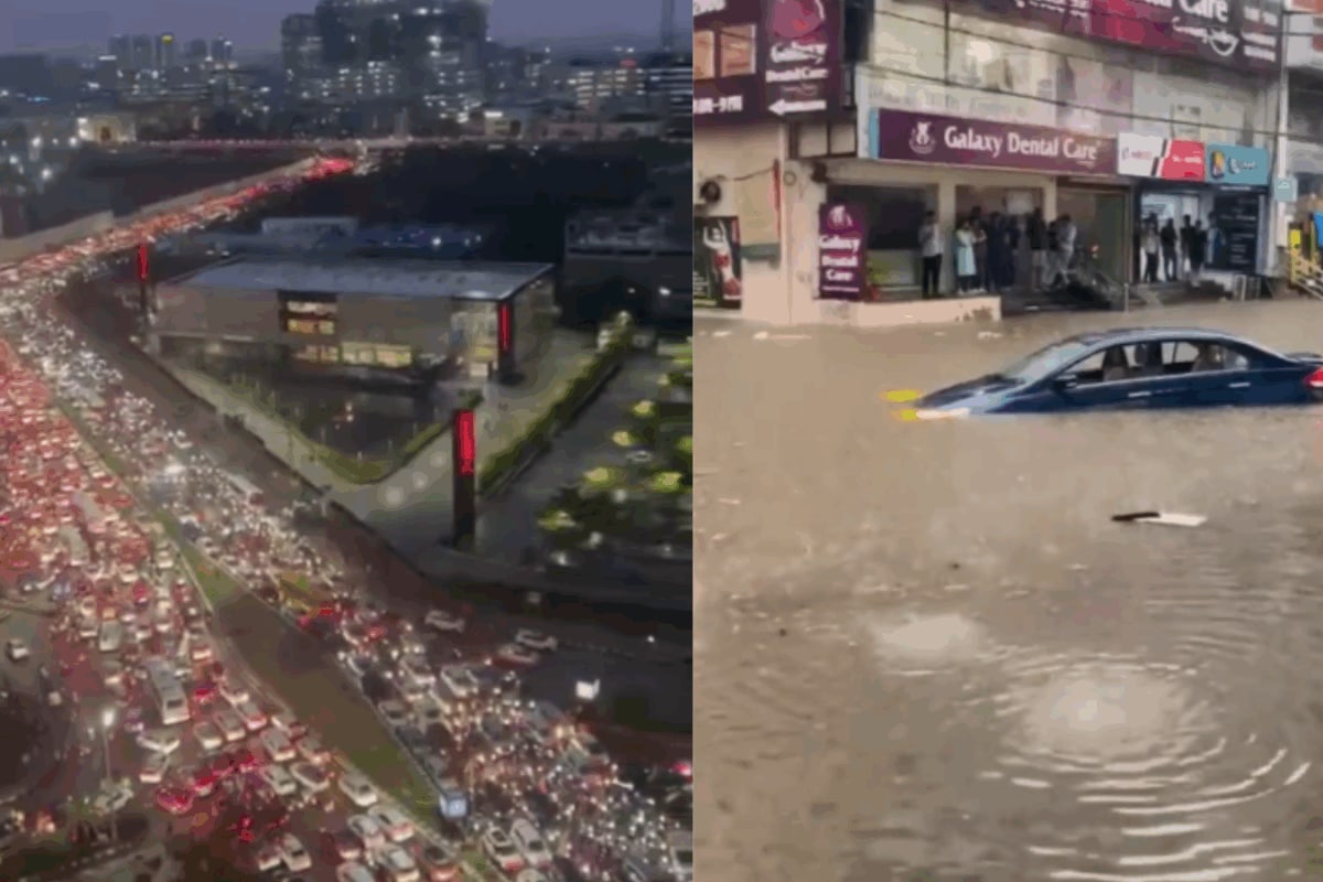 Hour Of Rain, Endless Traffic Woes: Hyderabad Brought To A S