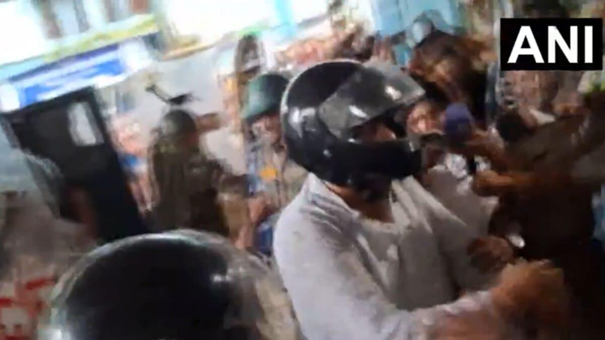 TMC’s Udayan Guha Becomes Latest Victim Of Egg Attacks On Mamata Loyalists | Watch