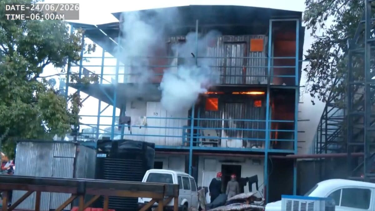 Labour Settlements Near Delhi’s Udyog Bhawan Gutted In Massive Fire, No Casualties