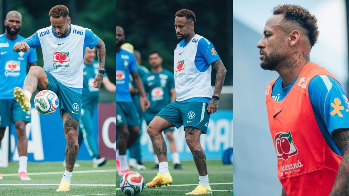 Neymar Trains With Brazil Squad Ahead Of Third FIFA World Cup 2026 Group C Match Against Scotland