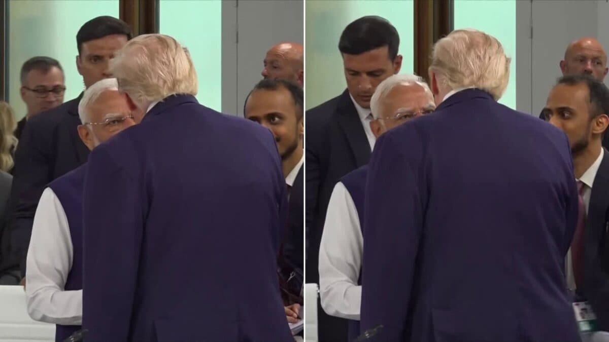 Handshakes, Smiles But No Warm Hugs: PM Modi's First Meet With Trump After 16 Months
