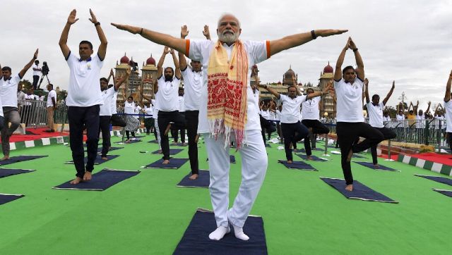A Look At PM Modi's Yoga Day Celebrations Over The Years A Look At PM Modi's Yoga Day Celebrations Over The Years