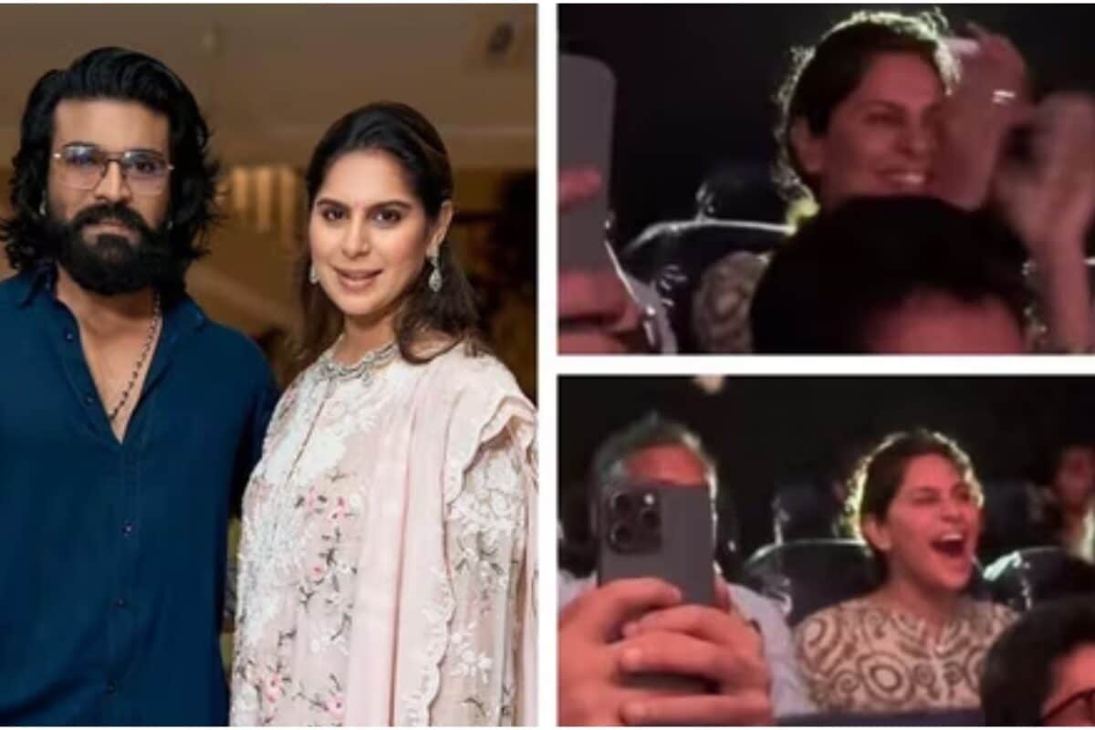 Peddi: Upasana Konidela Turns Ram Charan’s Loudest Cheerleader, Joins Fans in Hyderabad Theatre