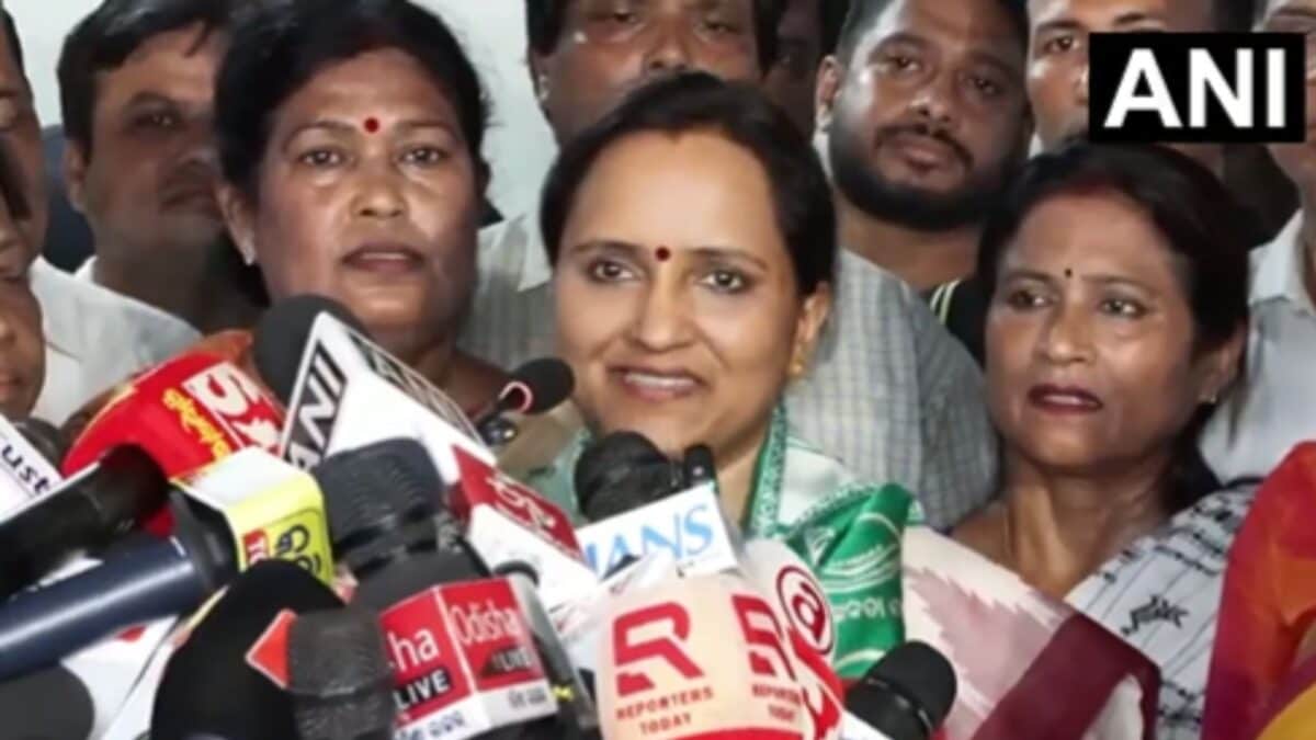 VK Pandian's Wife Sujata Rout Joins Naveen's Patnaik's Biju Janata Dal