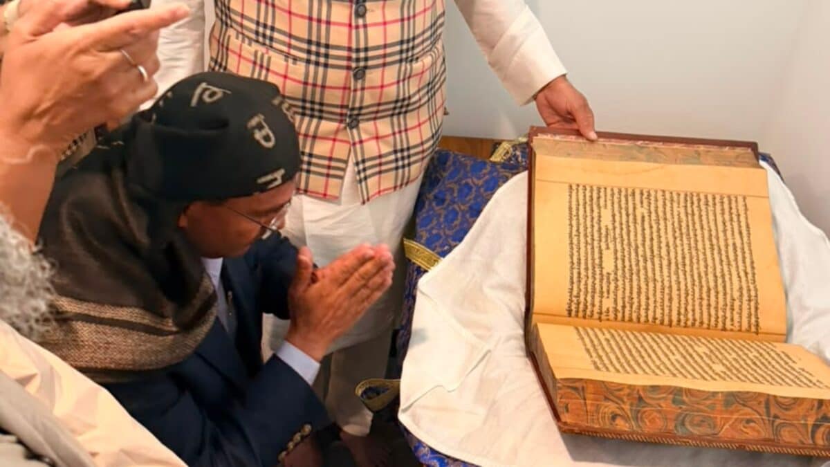 300-Year-Old Sikh Manuscript To Open For Devotees In Scotland. How Did It Get There?
