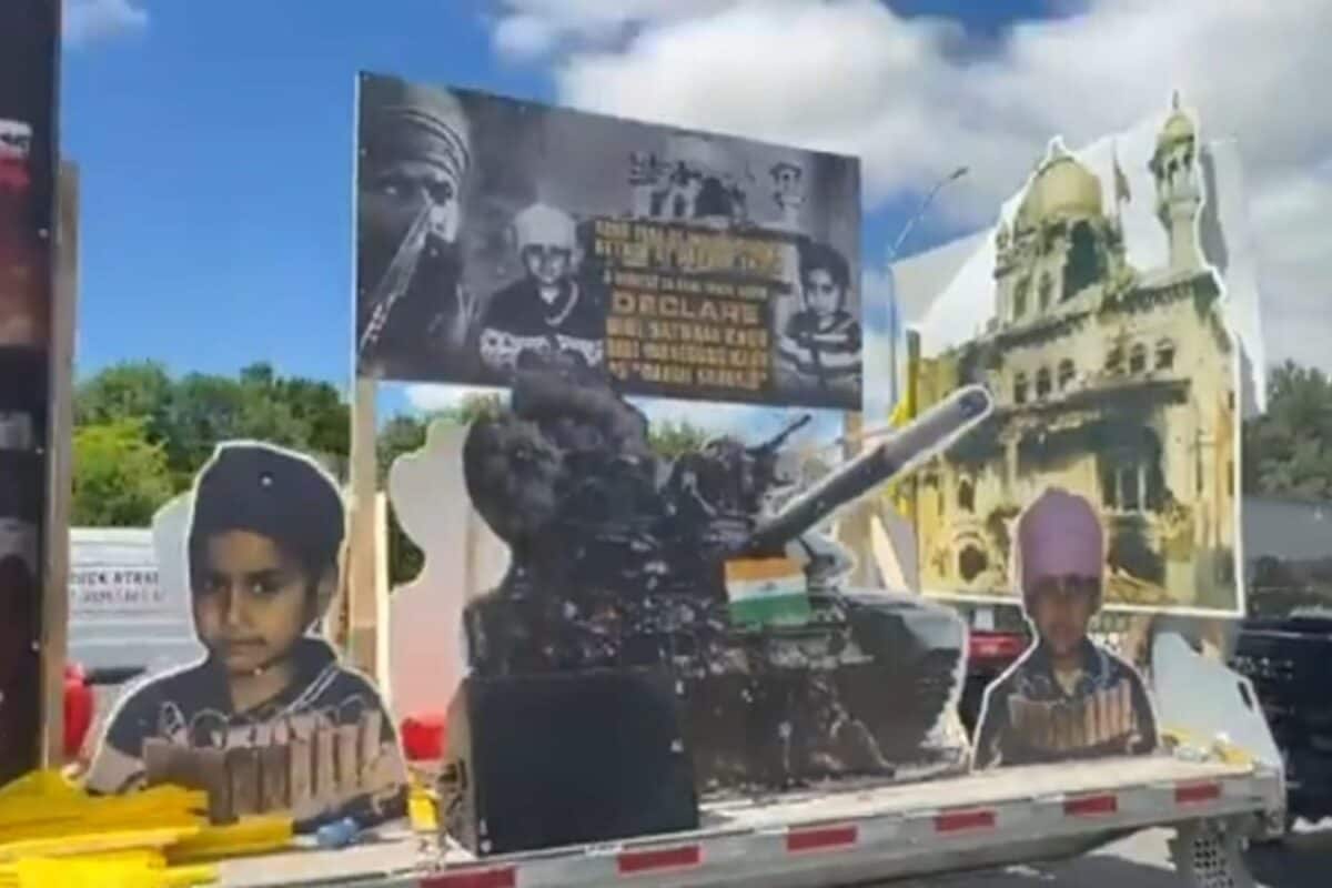 Children In âSuicide Vestsâ, Indira Gandhi Assassination Tableau Seen At Sikh Parade In Canada