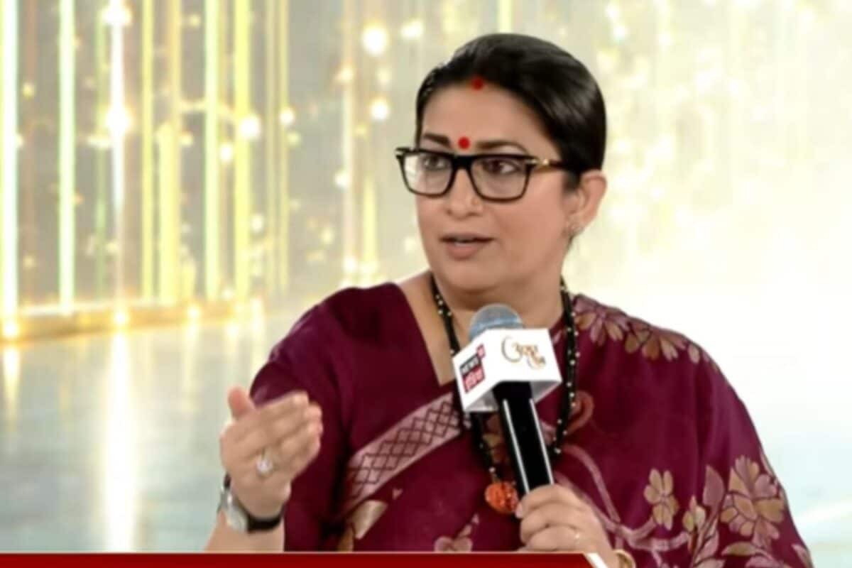 'No Ideology, Family-Run Operations': Smriti Irani On Split In Oppn Parties | News18 India Amrit Bharat Samman