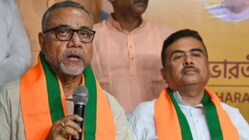 Bengal's new industries minister Tapas Roy (Left).