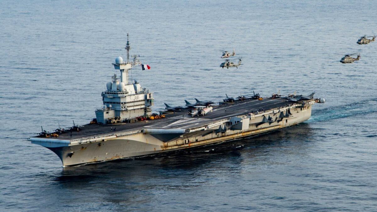 French Flagship Aircraft Carrier Ready To Deploy To Hormuz On Short Notice To Keep Strait Open, Says Macron