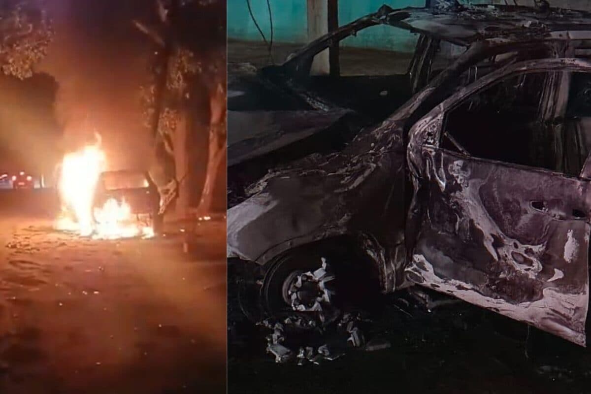 BJP Leader, 2 Others Burnt Alive After Car Sandwiched Between Trucks, Torched Over Mining Dispute