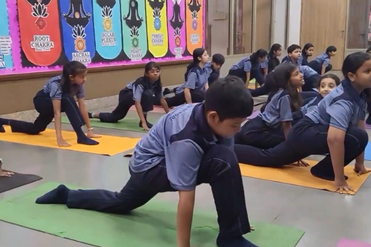 1.42 Crore Students Join Yoga Sessions Across Uttar Pradesh Schools On Yoga Day