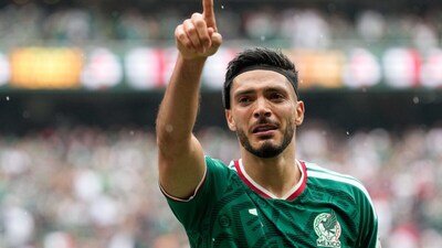 Mexico Star Raul Jimenez's Emotional Tribute After First WC Goal On ...