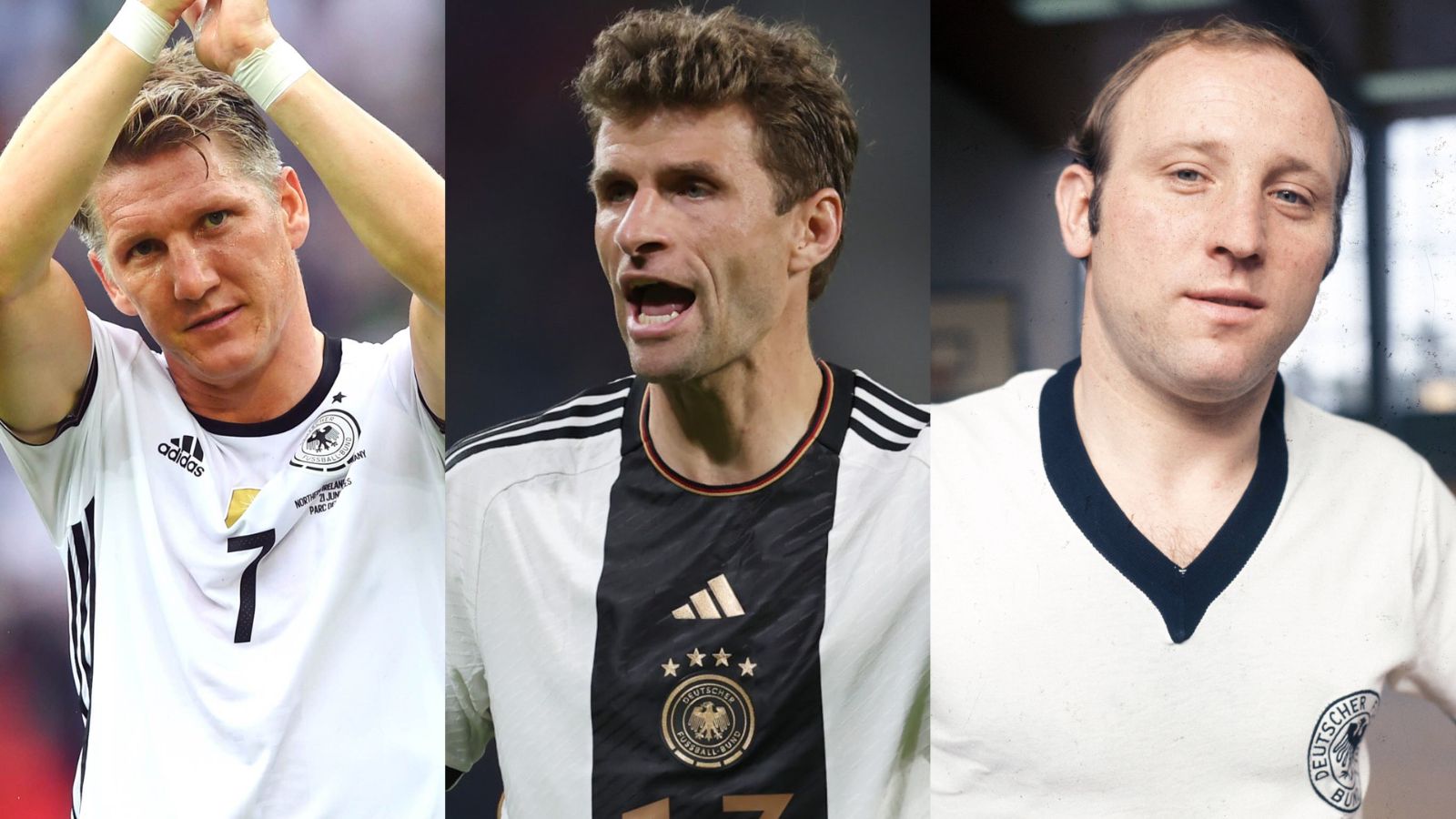 German superstars Bastian Schweinsteiger, Uwe Seeler and Thomas also have six assists apiece at the greatest show of them all. (x) German superstars Bastian Schweinsteiger, Uwe Seeler and Thomas also have six assists apiece at the greatest show of them all. (x)