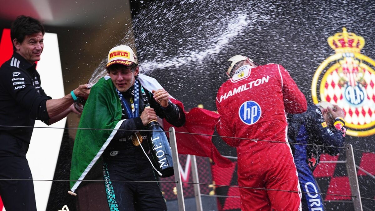 Teen Star Kimi Antonelli Rules Monaco Chaos, Defeats Lewis Hamilton