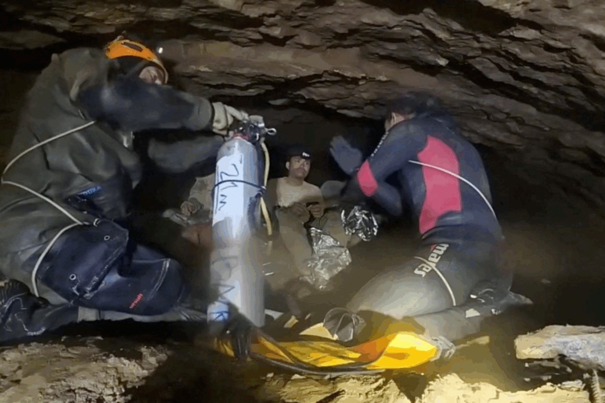 Flooded Cave, Narrow Escape: Laos Rescuers Race To Reach Final Two Survivors