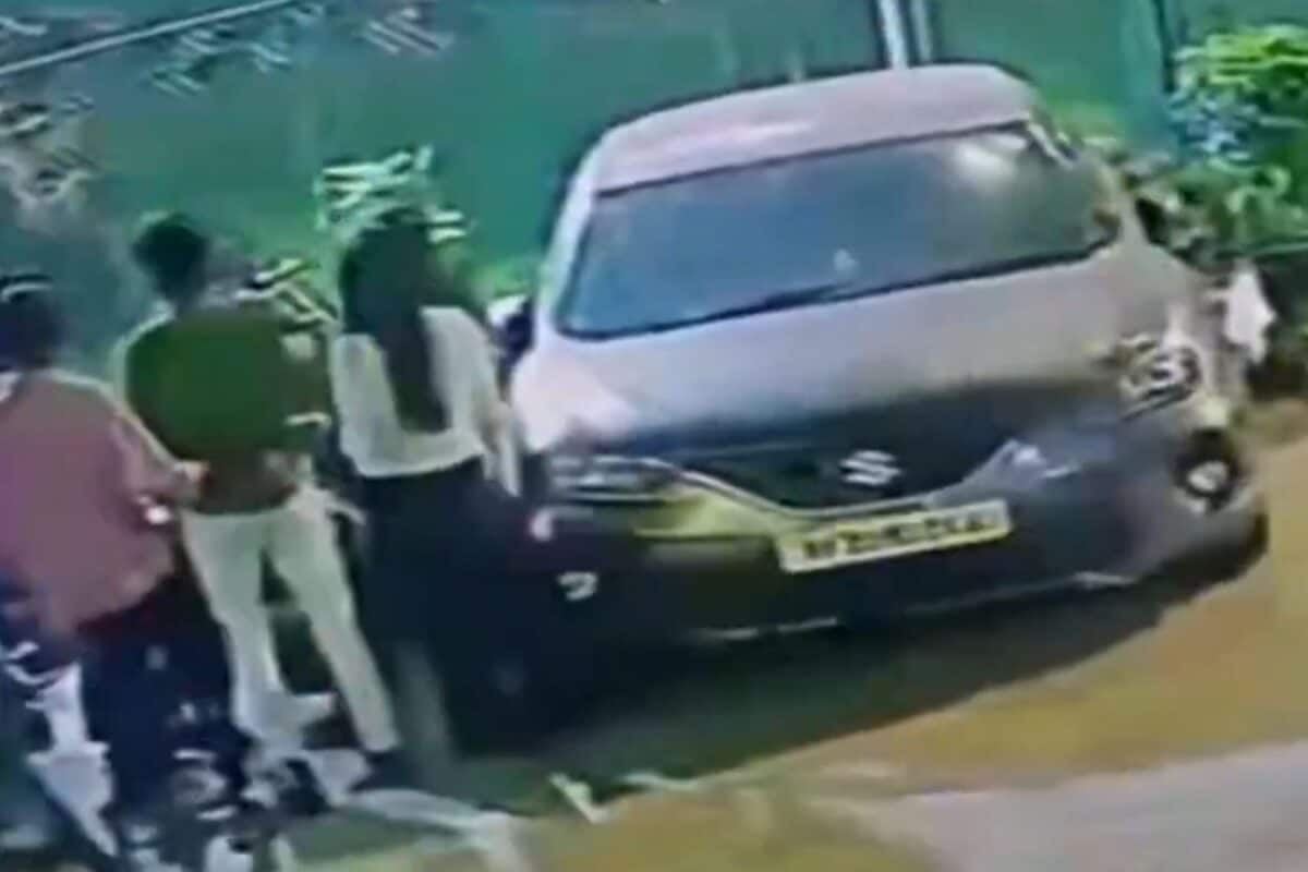 Chennai Bar Brawl: CCTV Footage Shows Violent Clash Before Car Ramming That Killed 2 Girls