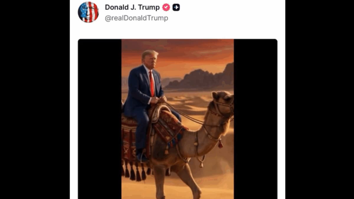 Trump Shares AI-Generated 'Everybody Loves Trump' Video, Sparks Social Media Buzz