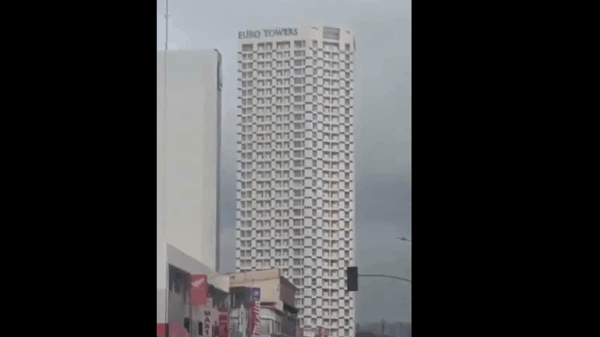 Philippines Earthquake Sends 36-Storey Tower Rocking, Pool Water Cascading Down | Watch