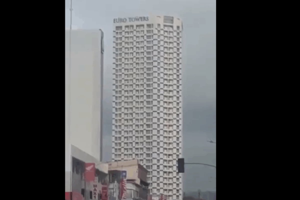 Philippines Earthquake Sends 36-Storey Tower Rocking, Pool Water Cascading Down | Watch
