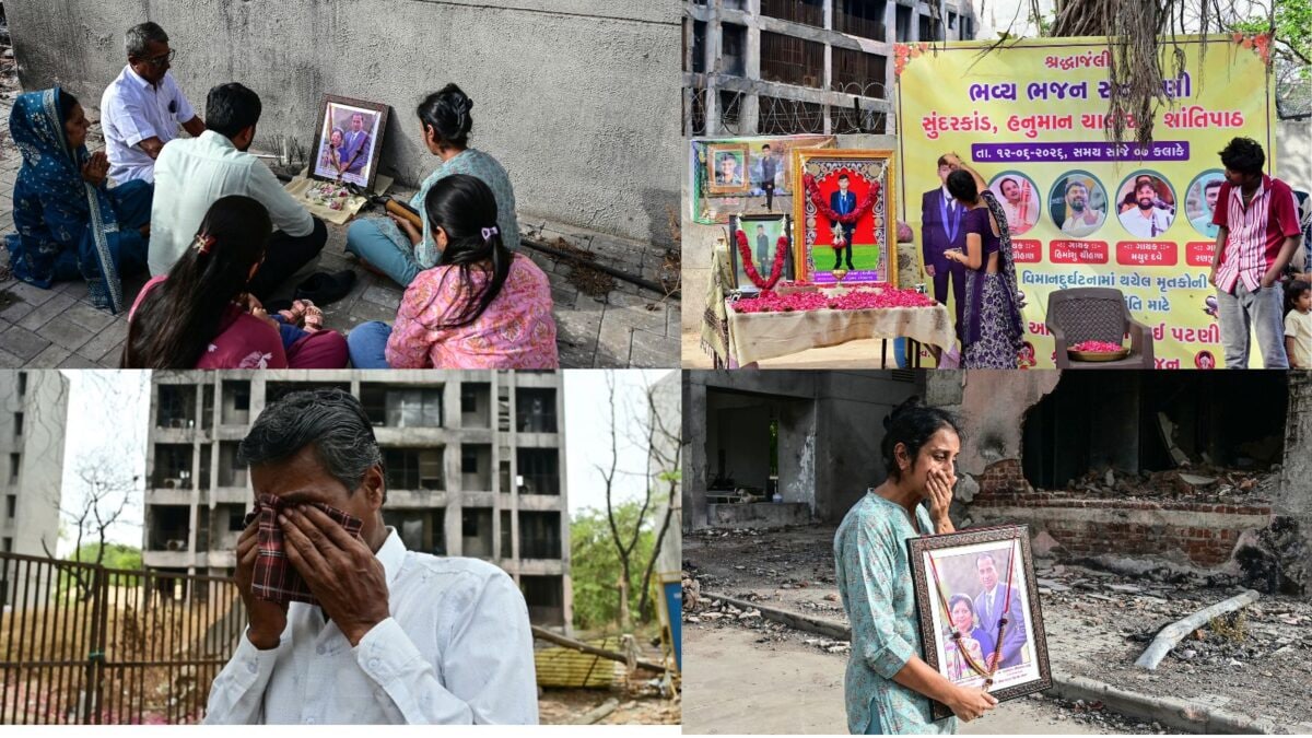 Grief And Silence Surround Air India Crash Site As Families Gather To Remember Loved Ones
