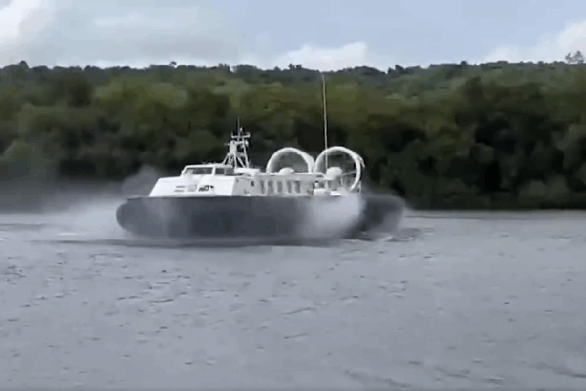 Atmanirbhar Firepower At Sea: Coast Guard Gets First Homegrown Hovercraft | Watch