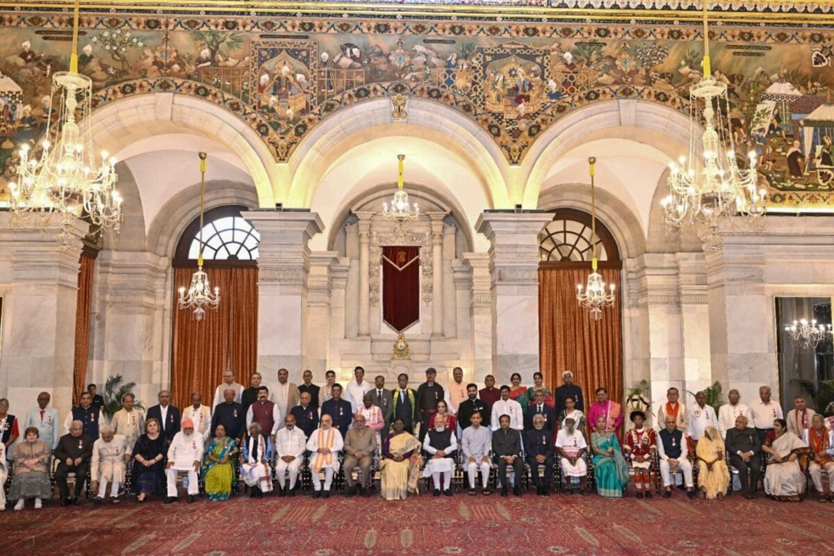 President Murmu Confers Padma Awards To Mammootty, Satish Shah, Rohit Sharma | Full List Of Winners