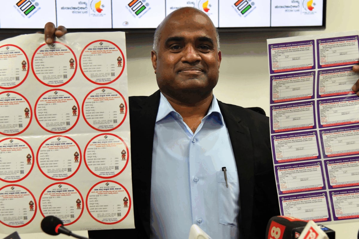 Karnataka Begins SIR Of Electoral Rolls, Door-To-Door Enumeration From June 30