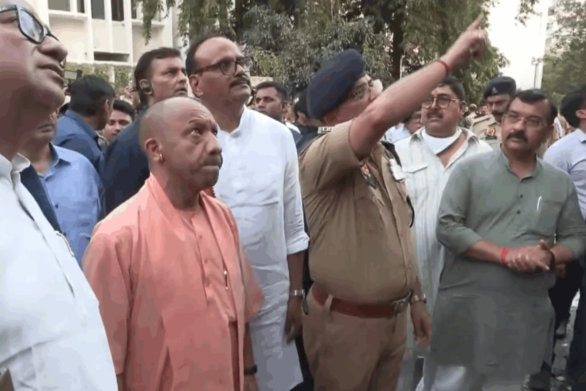 Lucknow Fire: CM Yogi Inspects Incident Site, Assures Strict Action In Case