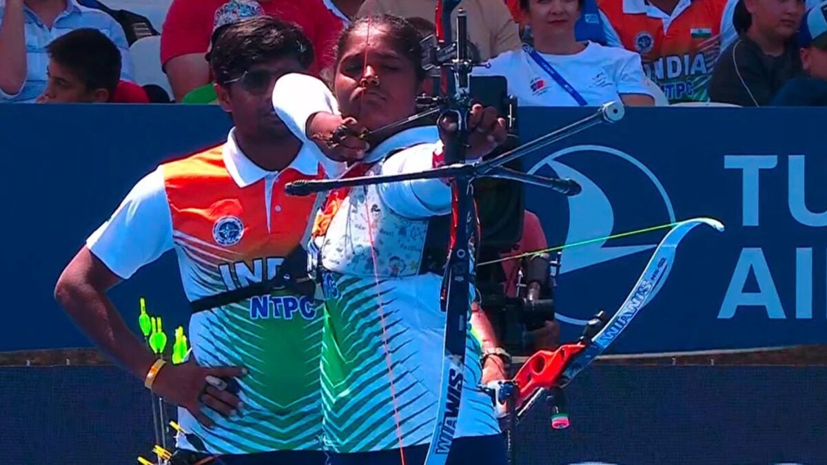 India Shock South Korea To Clinch Recurve Mixed Team Title In Antalya