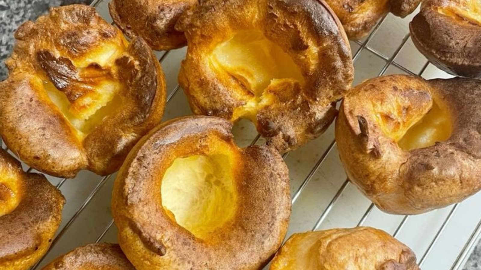  Return the tray to the oven for 20-25 minutes until well risen. After removing from the oven, take each pudding out of the mould and enjoy!