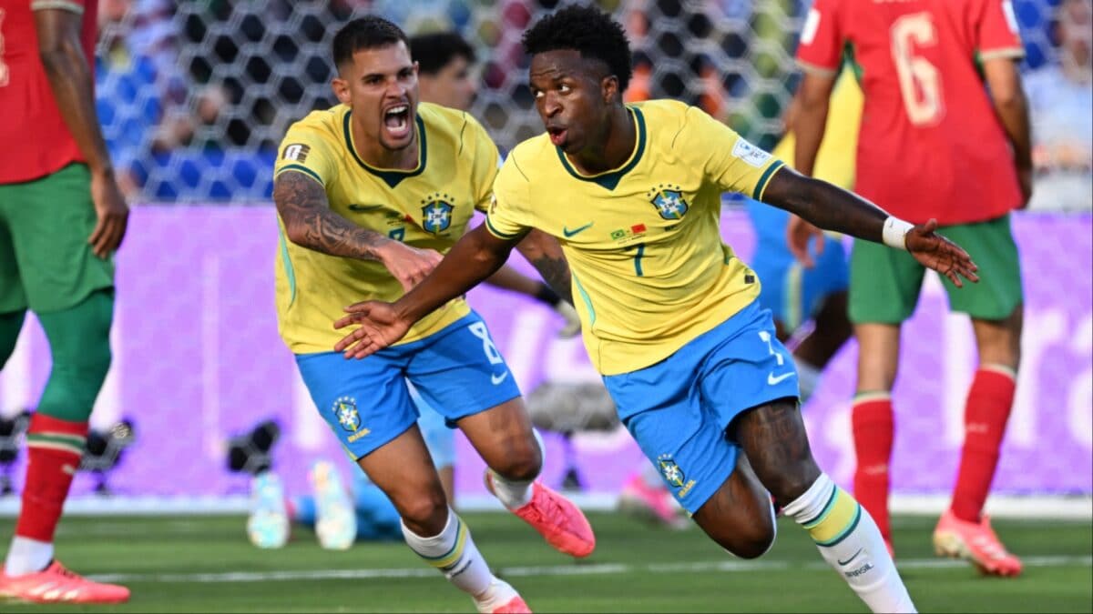 Vinicius Jr. Nets Brazil's First 2026 World Cup Goal Against Morocco