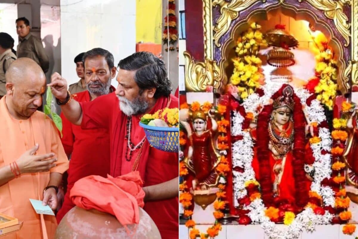 CM Yogi Offers Prayers At Maa Bagulamukhi Temple In Datia, Visits Tuvan Temple In Lalitpur