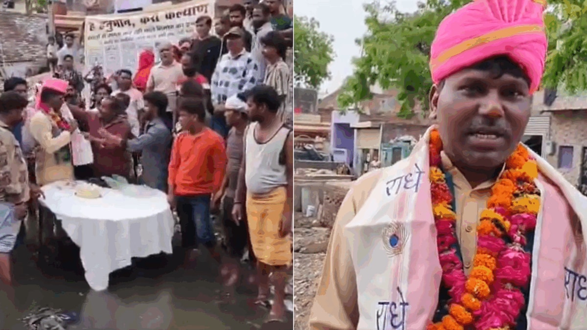 Who Is Kishan Nayak, The BJP Councillor Who Cut Birthday Cake Standing In Drain — And Why Is He Viral?