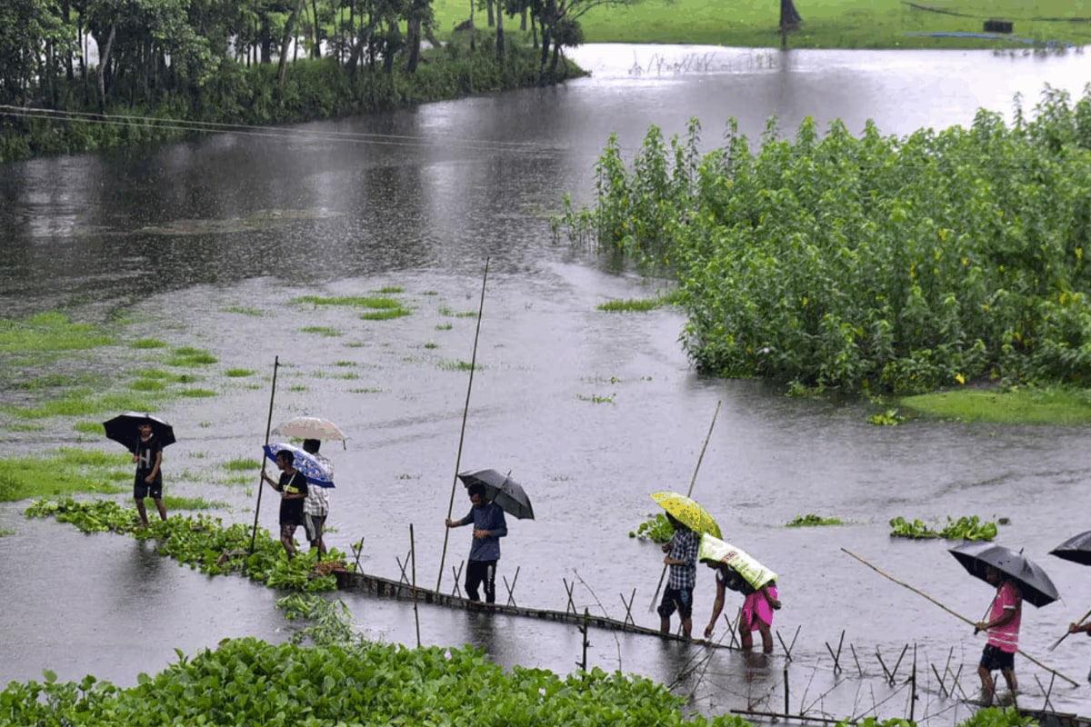 Assam Flood Crisis Deepens As Death Toll Rises To 95, 14 Districts Remain On High Alert