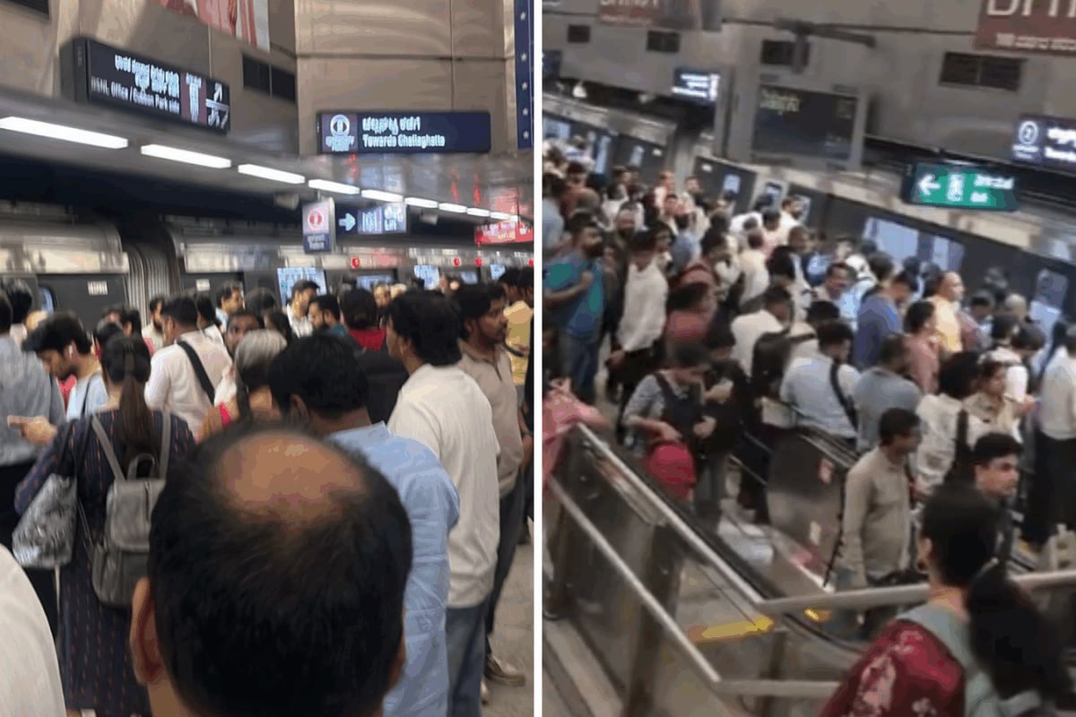 Another Day, Another Namma Metro Glitch: Bengaluru's Purple Line Train Stalls At Cubbon Park