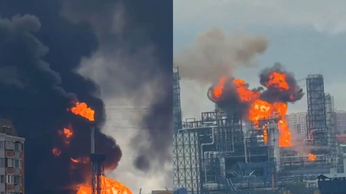 Ukraine Strikes Moscow Oil Refinery For Second Time This Week, Zelensky Calls It 'Justified'