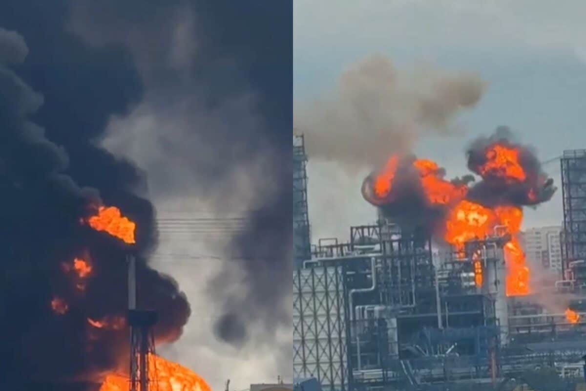 Ukraine Strikes Moscow Oil Refinery For Second Time This Week, Zelensky Calls It 'Justified'