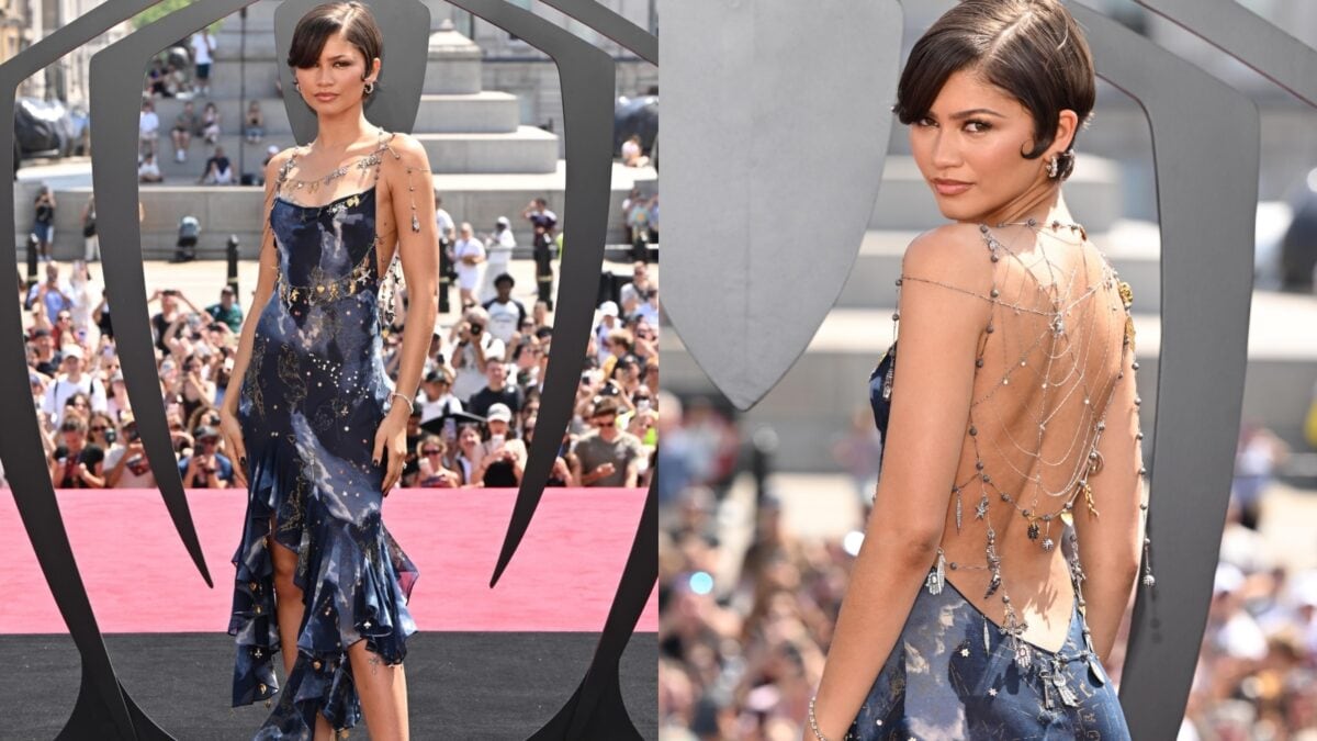 Zendaya’s Nod To Spider-Man In Vintage Galliano Zodiac Dress In London | Fashion News