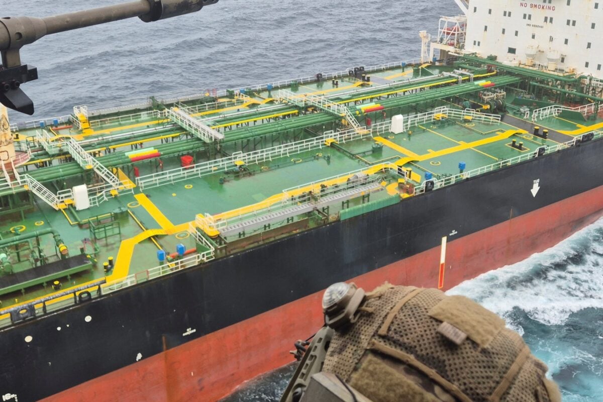 France Seizes Russian Shadow Fleet Tanker In Dramatic Atlantic Operation | Video