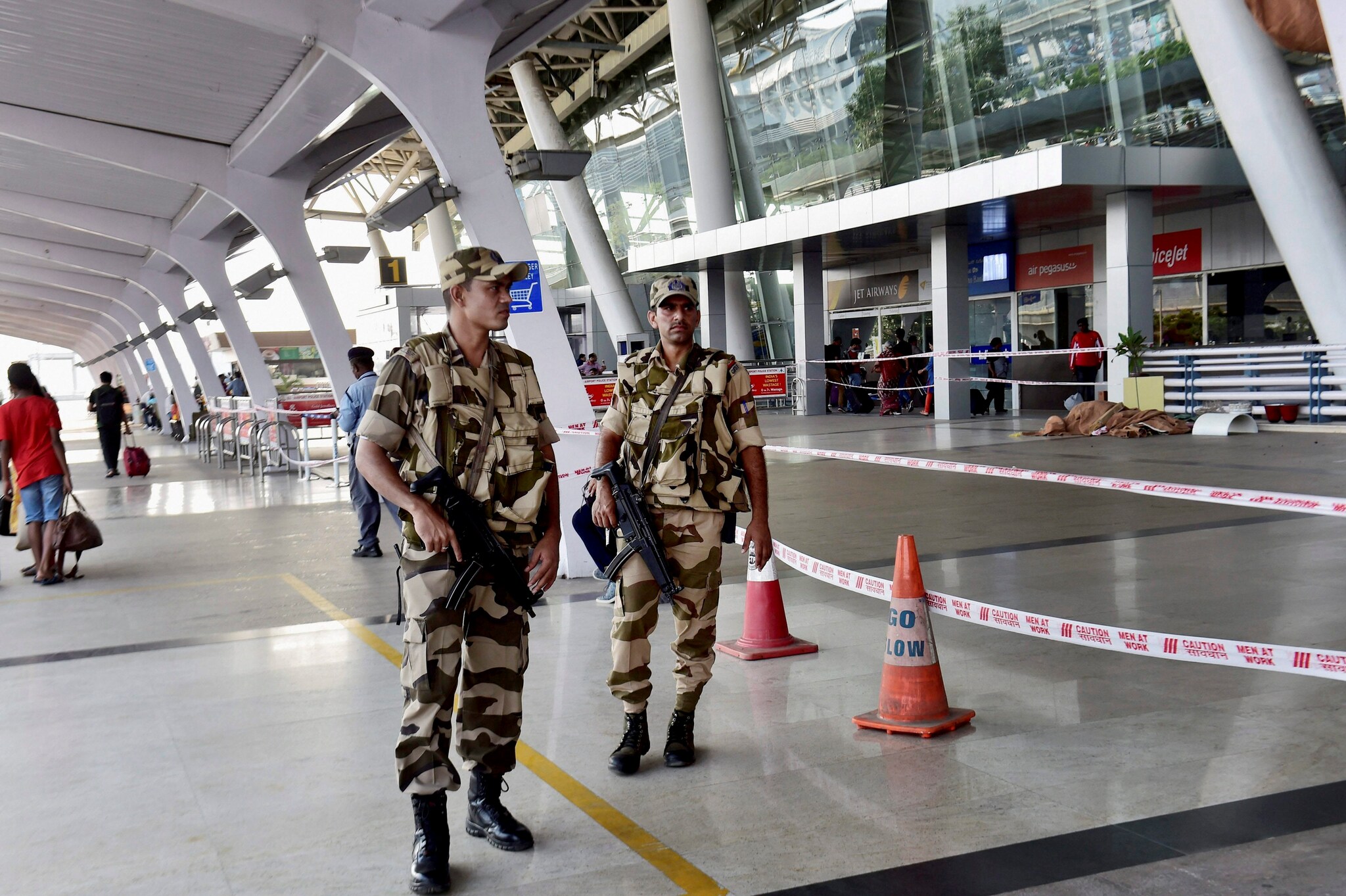 Representative image: customs officials with seized vacuum-sealed packets of hydroponic weed at an Indian airport Representative image: customs officials with seized vacuum-sealed packets of hydroponic weed at an Indian airport