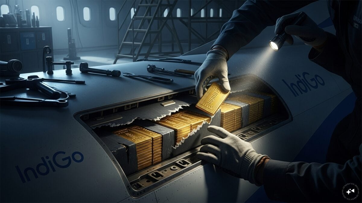 Inside The Smuggler’s Mind: How Gold Biscuits Worth Rs 4 Crore Were Hidden Inside IndiGo Aircraft