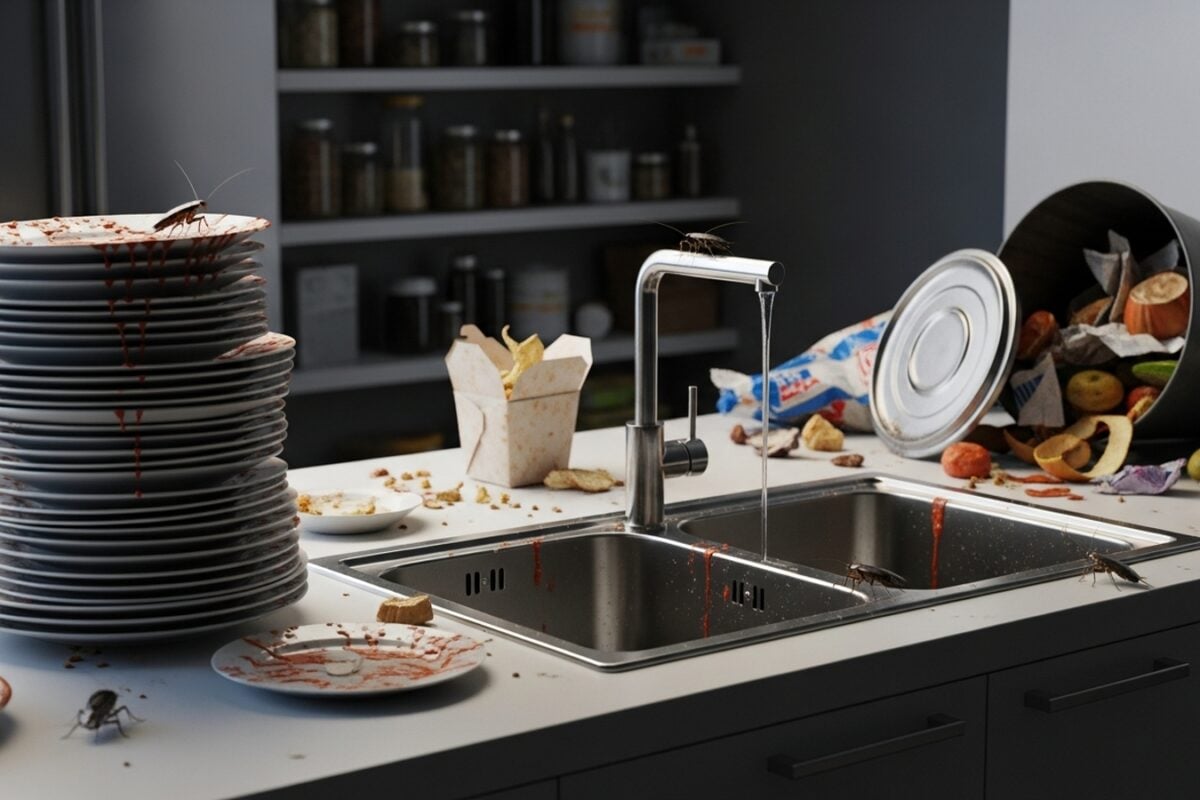 Eight Everyday Kitchen Habits That Invite Cockroaches Into Your Home
