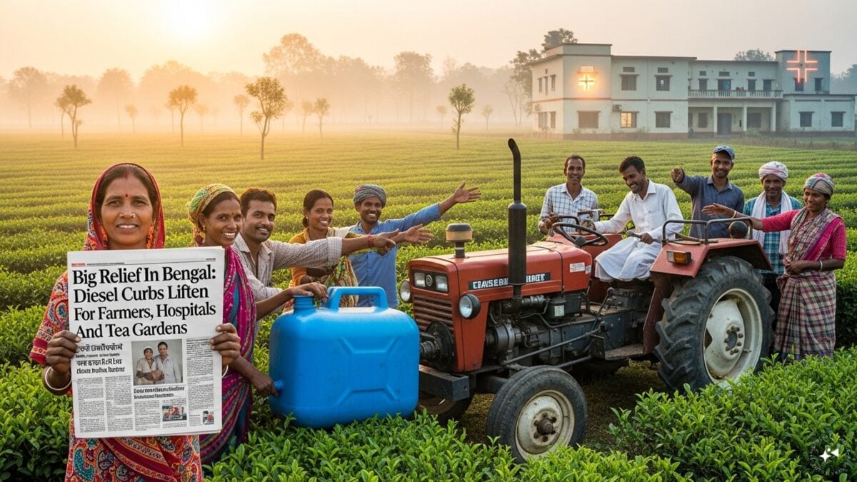 Big Relief In Bengal: Diesel Curbs Lifted For Farmers, Hospitals And Tea Gardens After Supply Restrictions