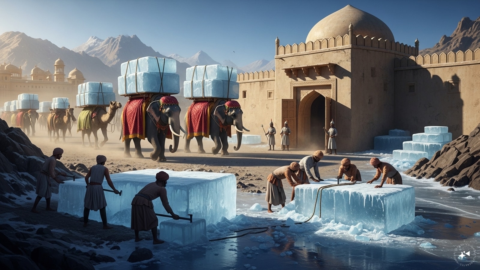 Long before refrigerators entered Indian homes, the Mughals had developed surprisingly efficient ways of obtaining, transporting, and preserving ice. Their methods combined ingenuity, logistics and a touch of royal opulence. Long before refrigerators entered Indian homes, the Mughals had developed surprisingly efficient methods of obtaining, transporting, and preserving ice. Their methods combined ingenuity, logistics and a touch of royal opulence.