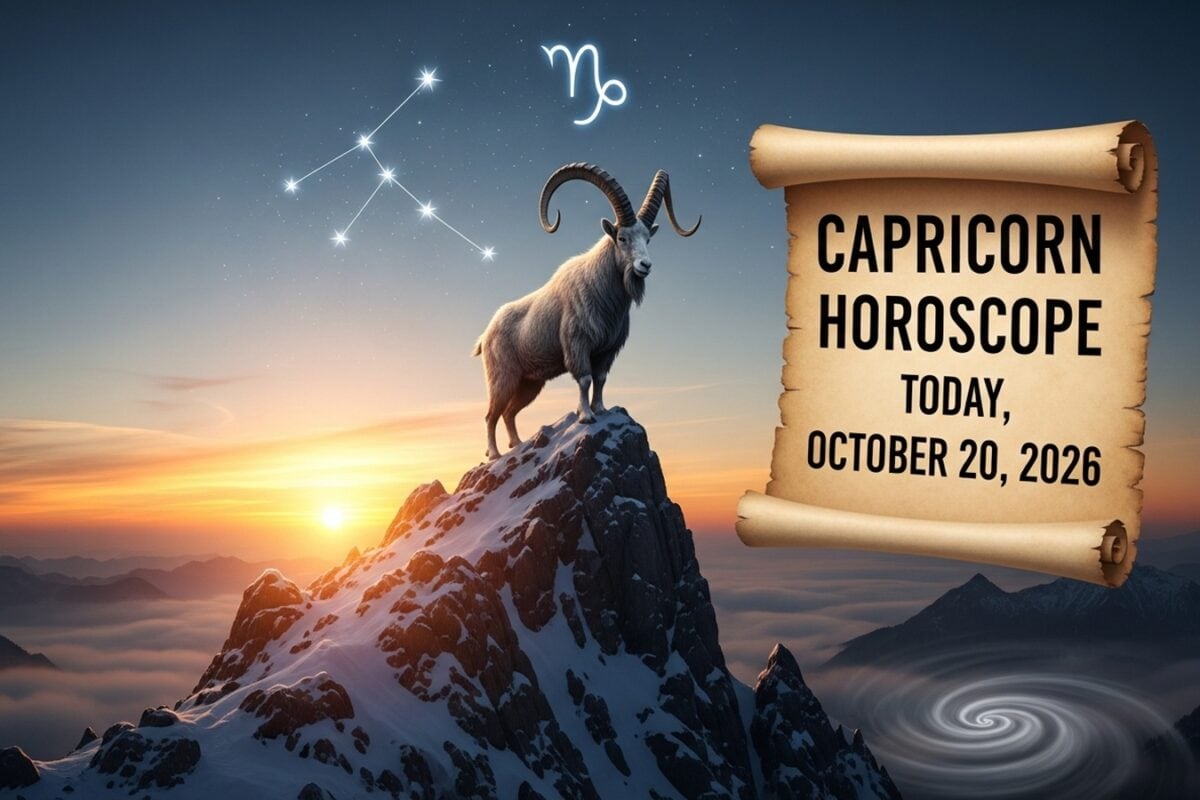 Capricorn Horoscope Today, October 20, 2026