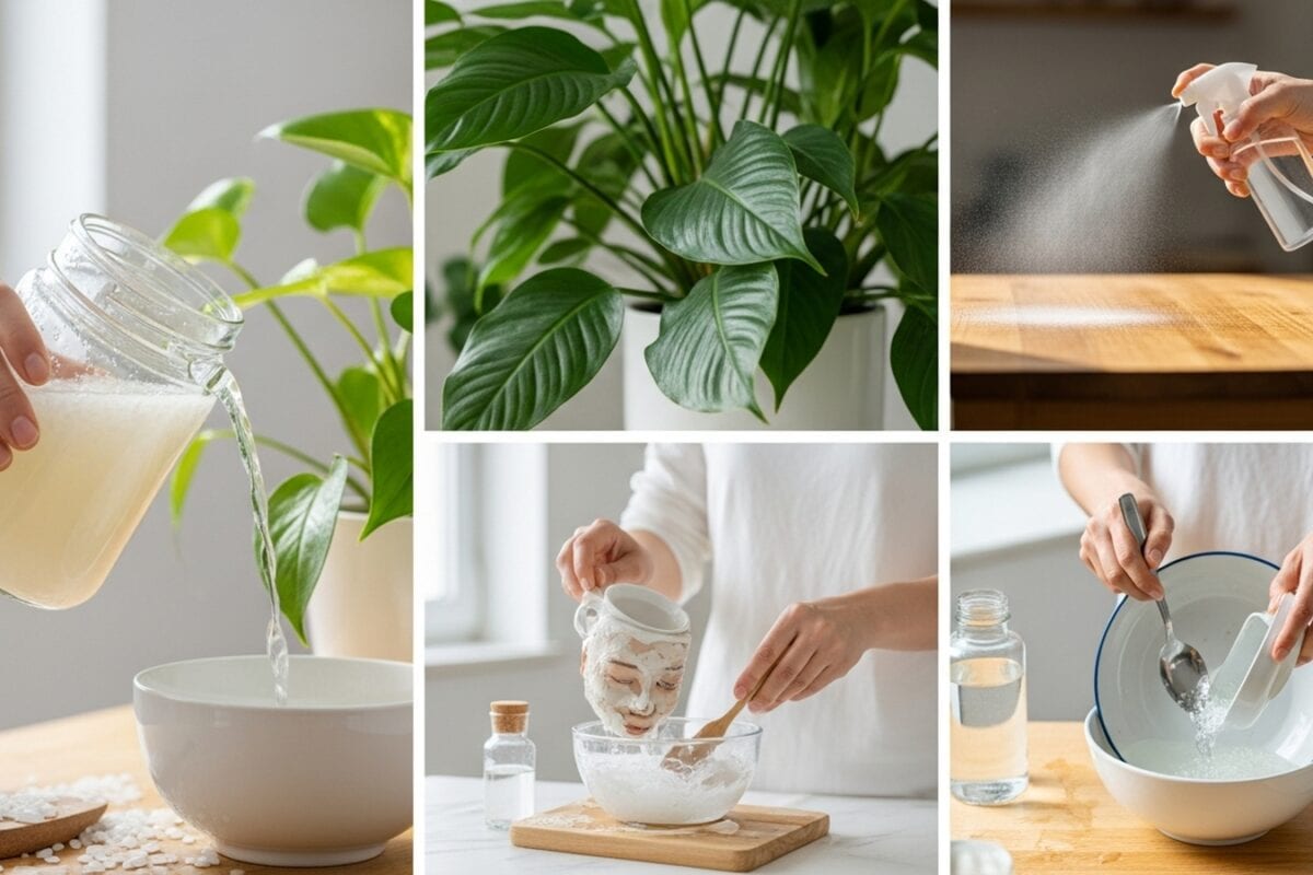 Do You Throw Away Leftover Rice Water? 6 Brilliant Ways To Use It Around The House