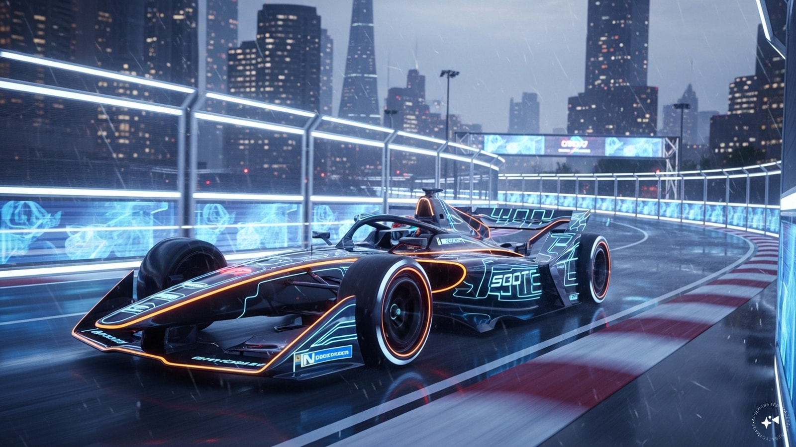 The future of Grand Prix racing may include greater electrification, sustainability and even more advanced AI-driven performance systems. (AI photo)
